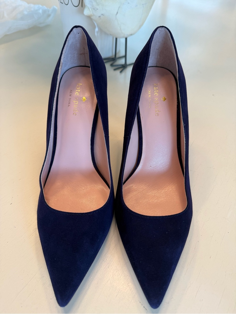 kate spade suede heels